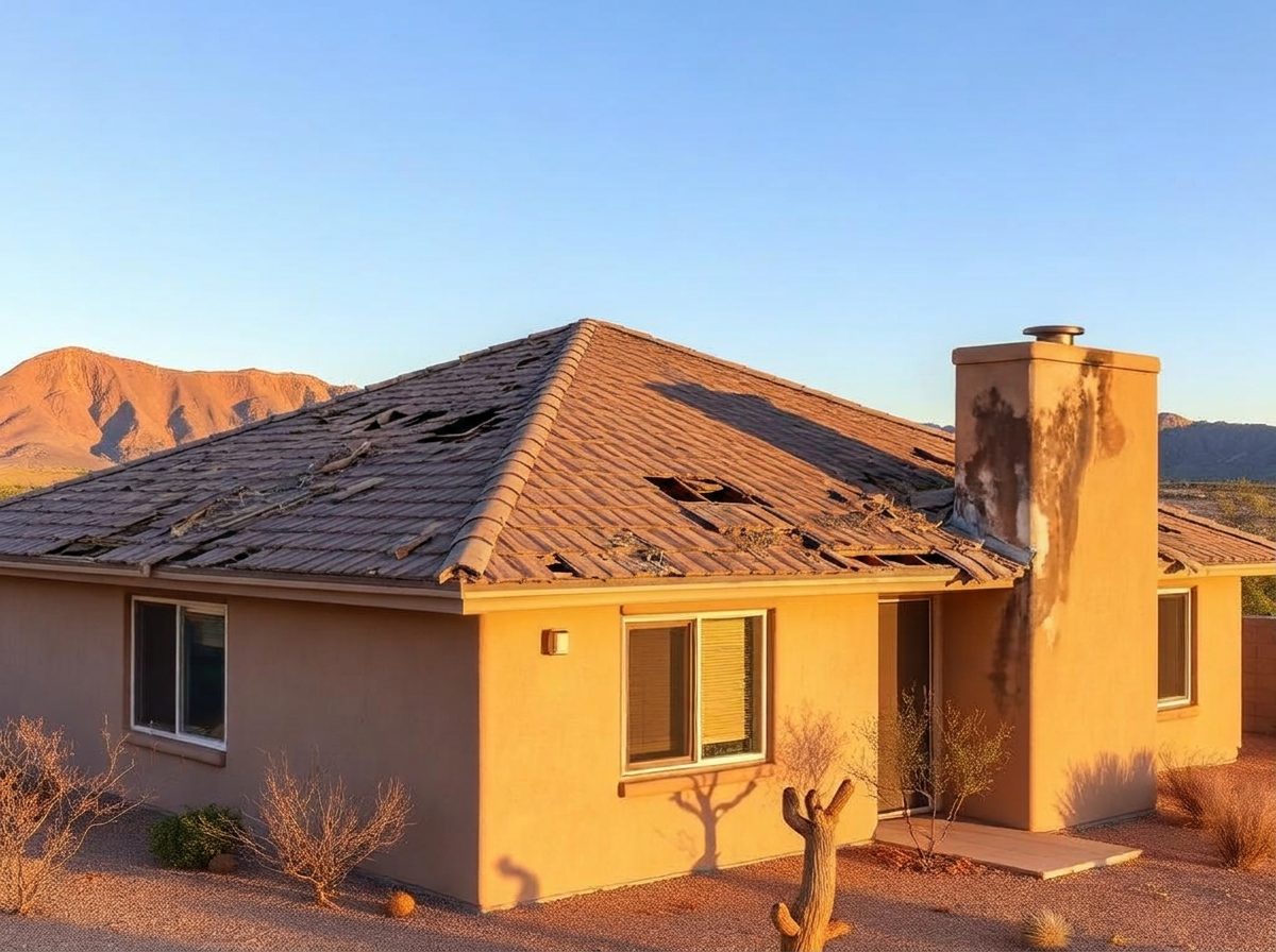 Worn Roof to Engineered Repair — before