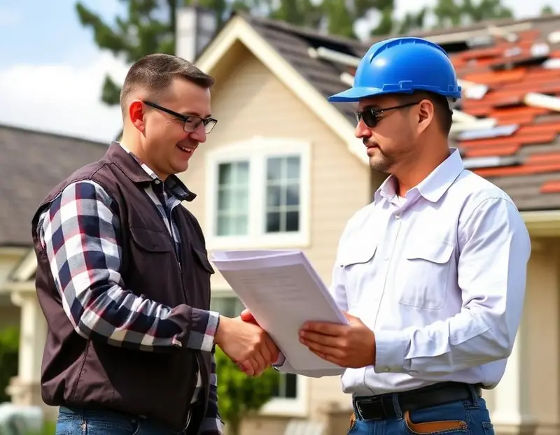 Insurance claim roof inspection and documentation