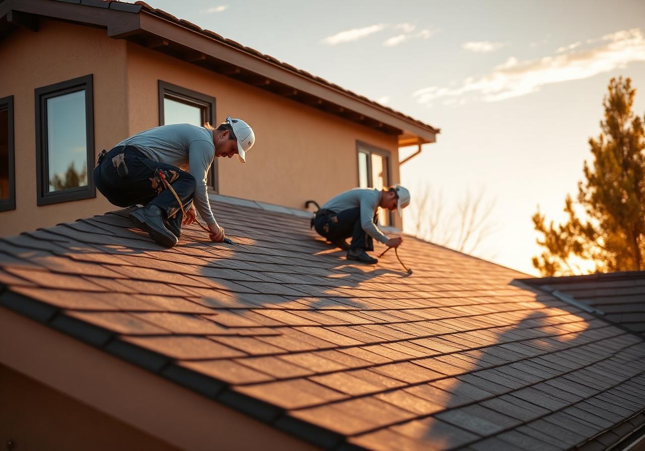 Asphalt shingle roof installation in Rio Rancho